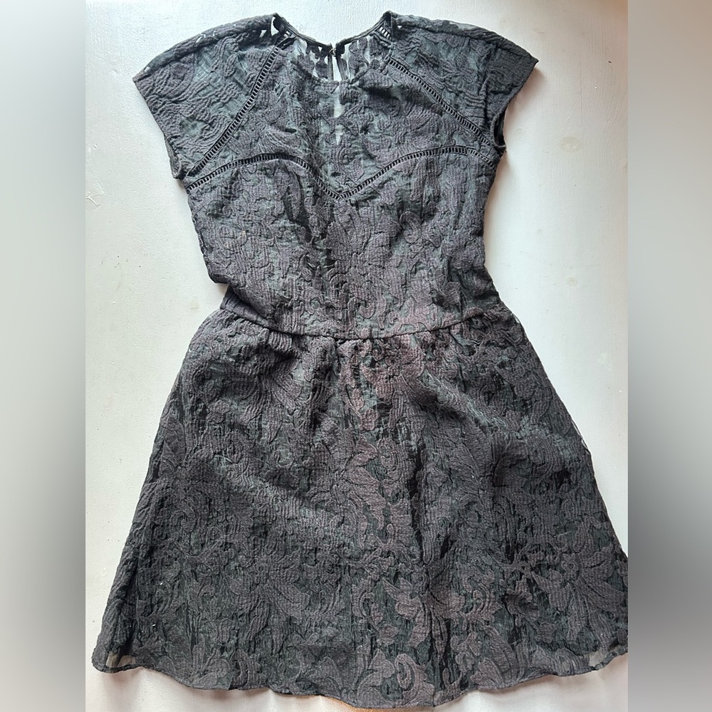 Dolce Vita Black Lace Mini Dress